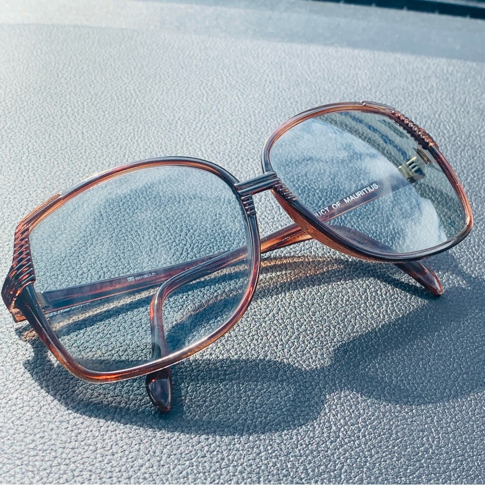 Renauld Vintage Retro Sunglasses Oversized France frames only
